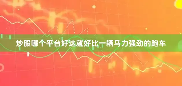 炒股哪个平台好这就好比一辆马力强劲的跑车